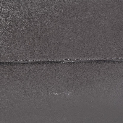 Saint Laurent Calfskin Large Shopping Tote Coal 9 of 9