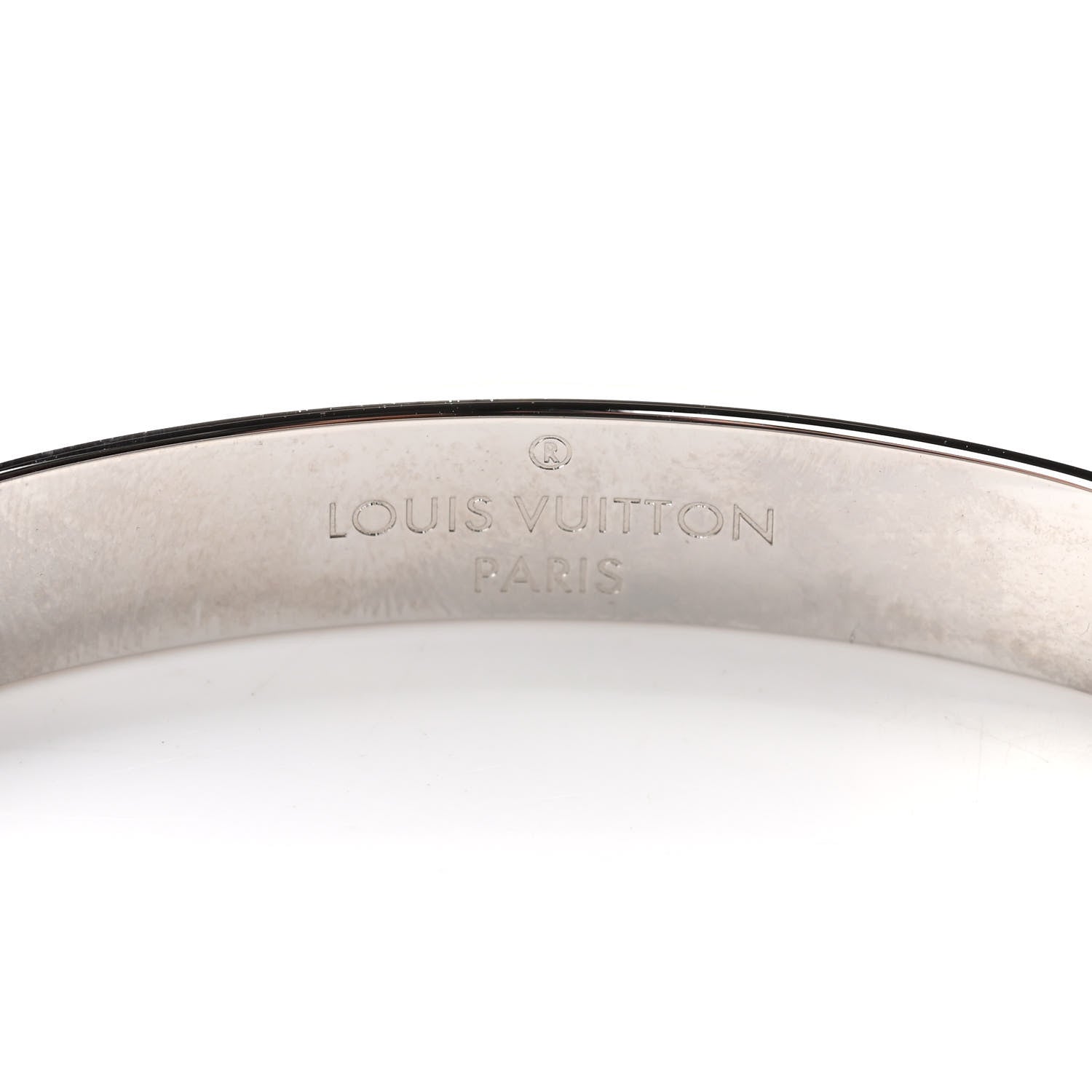 Louis Vuitton Palladium Monogram Nanogram Cuff M 3 of 4