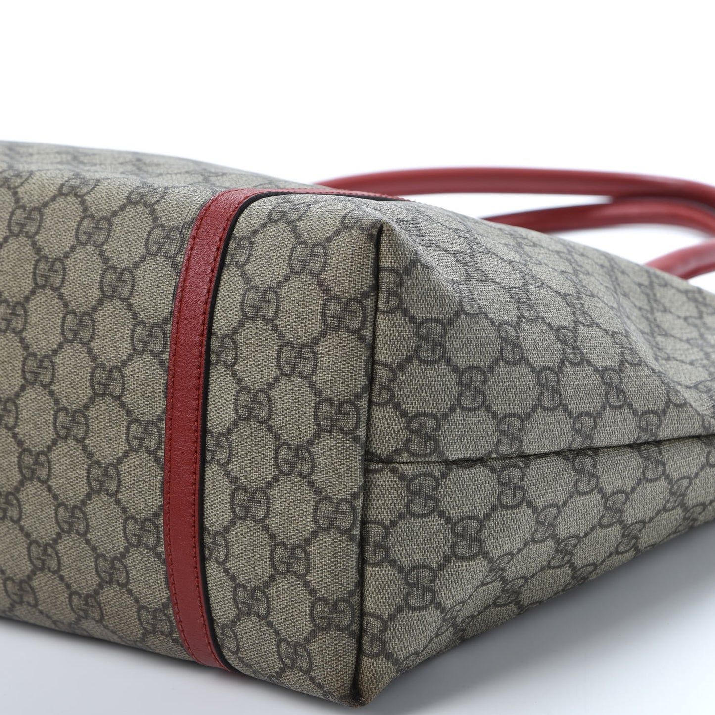 GG Plus Monogram Medium Joy Tote Red