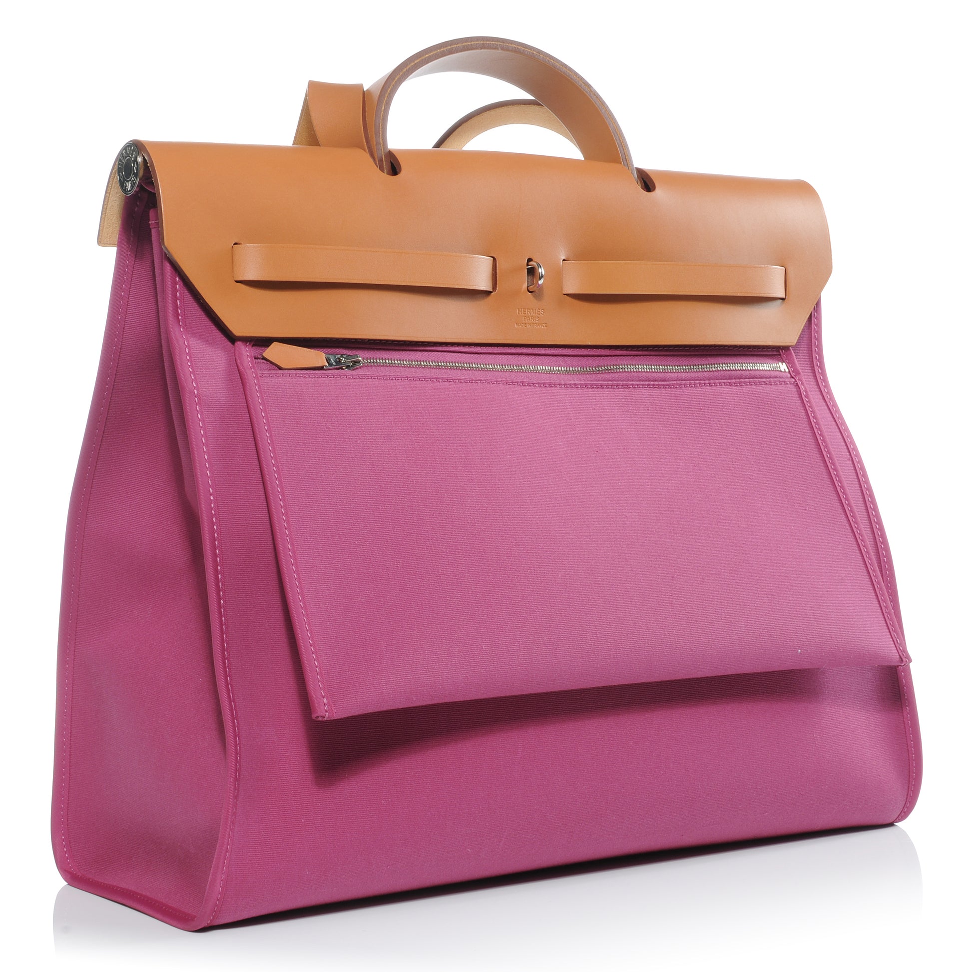 Hermes Toile Herbag Zip MM Tosca 3 of 11