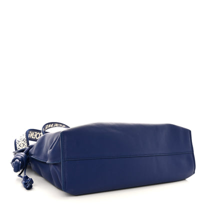 Loewe Satin Calfskin Monochrome Flamenco Knot Clutch Deep Purple Glaze 4 of 11