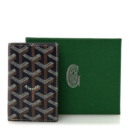 Goyard Goyardine Saint Pierre Card Holder Navy 7 of 7