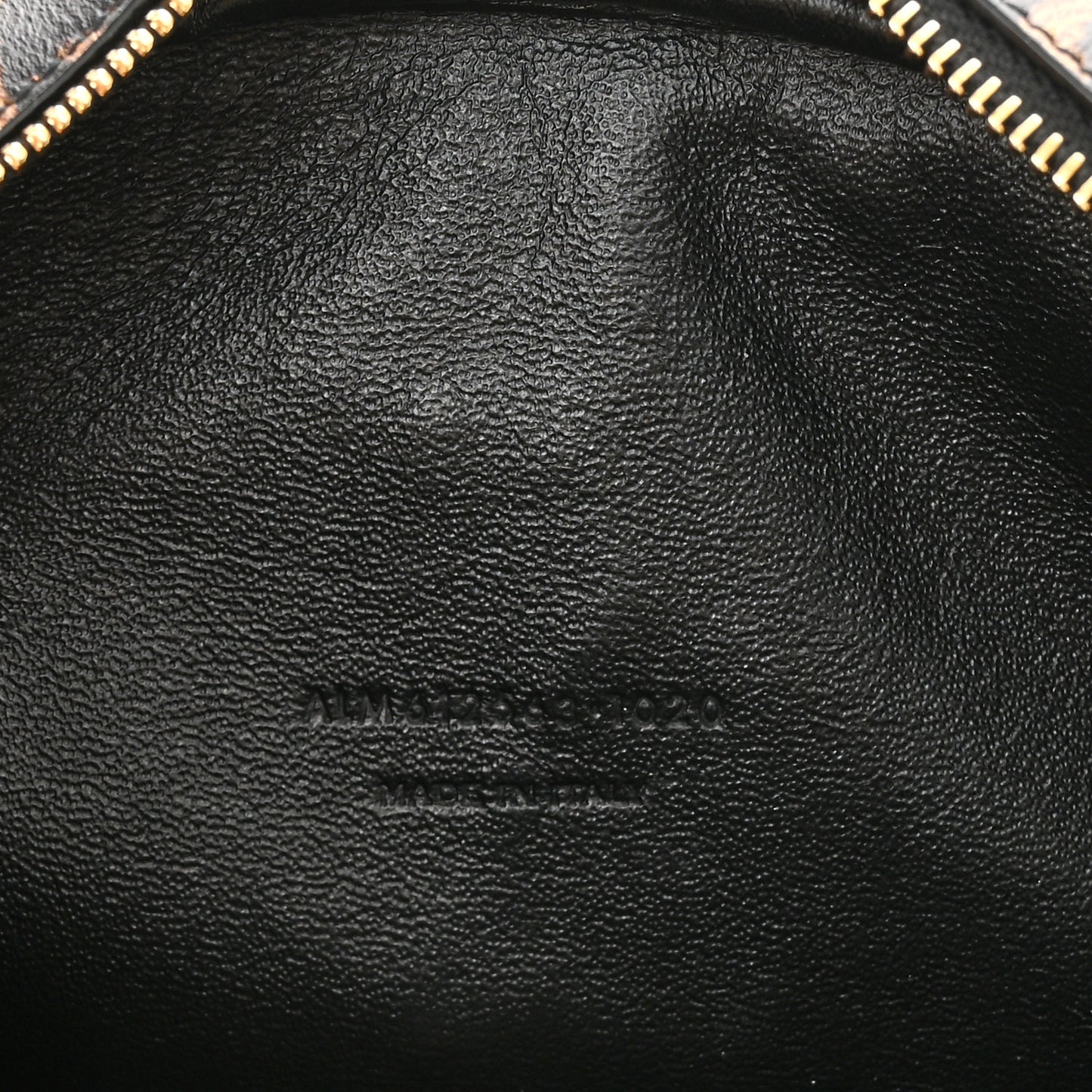 Calfskin Heart Leopard Print Monogram Mini Lou Camera Bag Toffee
