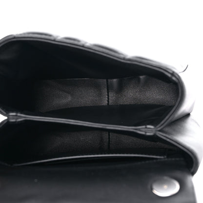 Bulgari X AMBUSH Calfskin Matelasse Serpenti Top Handle Bag Black 5 of 9