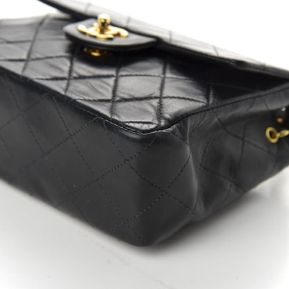Chanel Lambskin Quilted Mini Square Flap Black 9 of 9