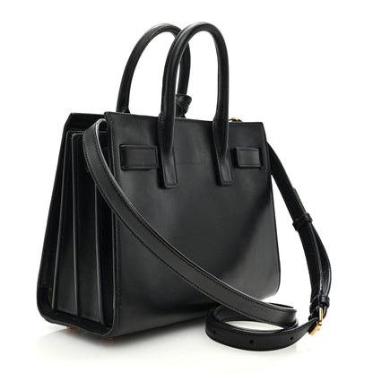 Saint Laurent Calfskin Nano Sac De Jour Black 2 of 12