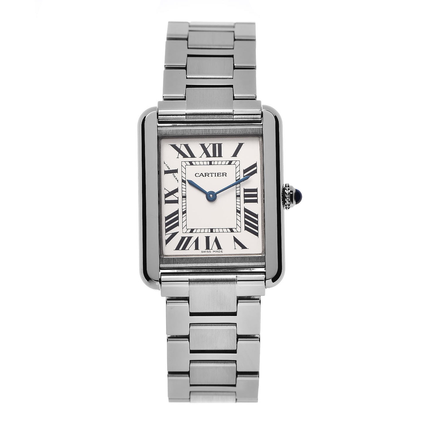 Stainless Steel 24mm Tank Solo Quartz Watch