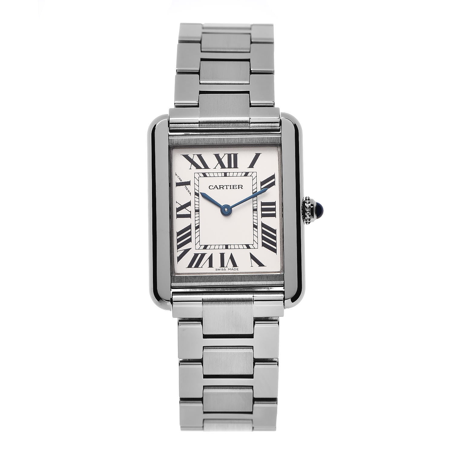 Cartier Stainless Steel 24mm Tank Solo Quartz Watch 1 of 5