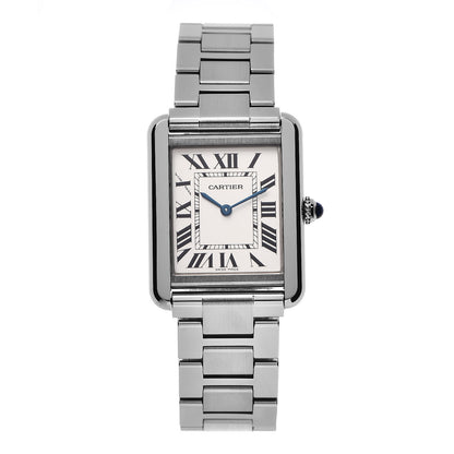 Cartier Stainless Steel 24mm Tank Solo Quartz Watch 1 of 5