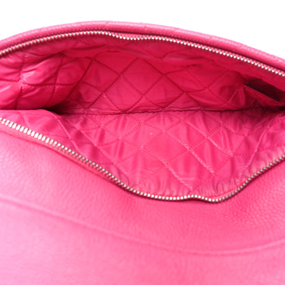 Chanel Caviar Quilted CC Beauty Clutch Pink 5 of 9