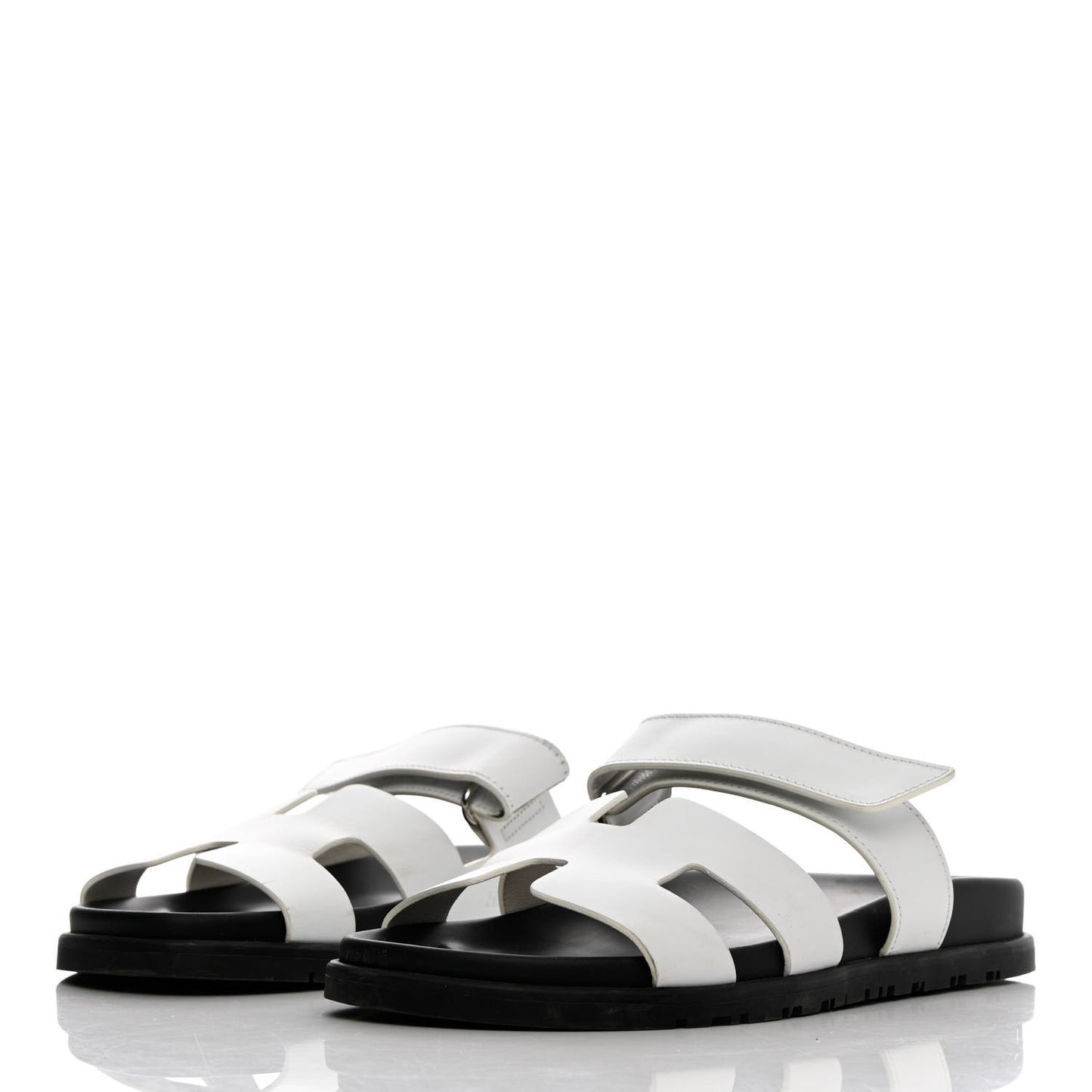 Calfskin Womens Chypre Sandals 38 White