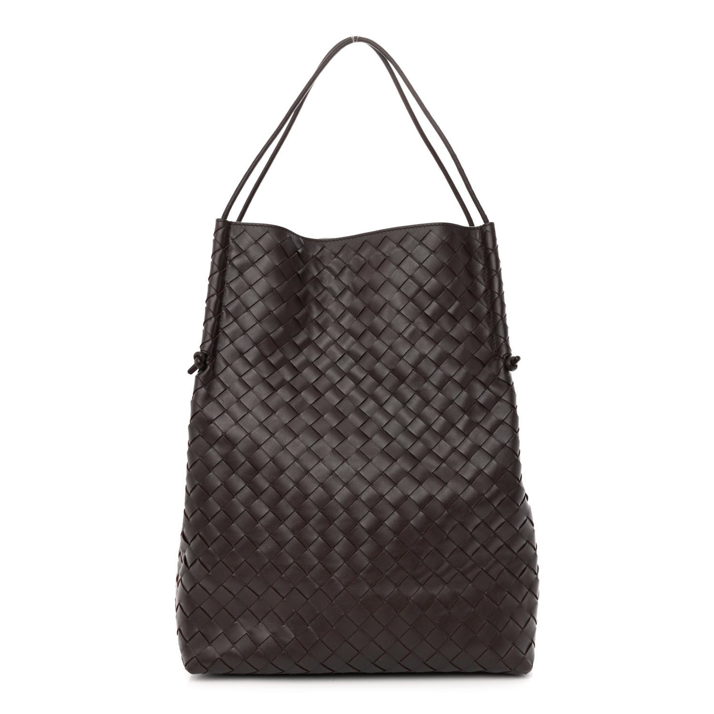 Nappa Intrecciato Tote Ebano