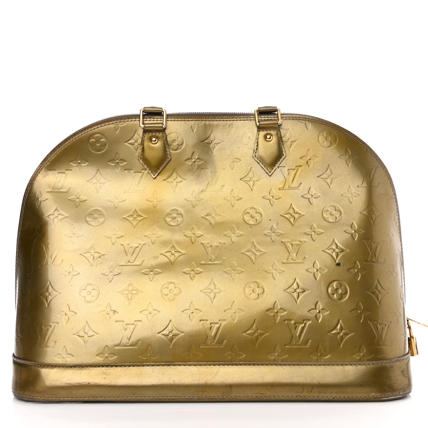 Louis Vuitton Vernis Alma GM Givre 17 of 17