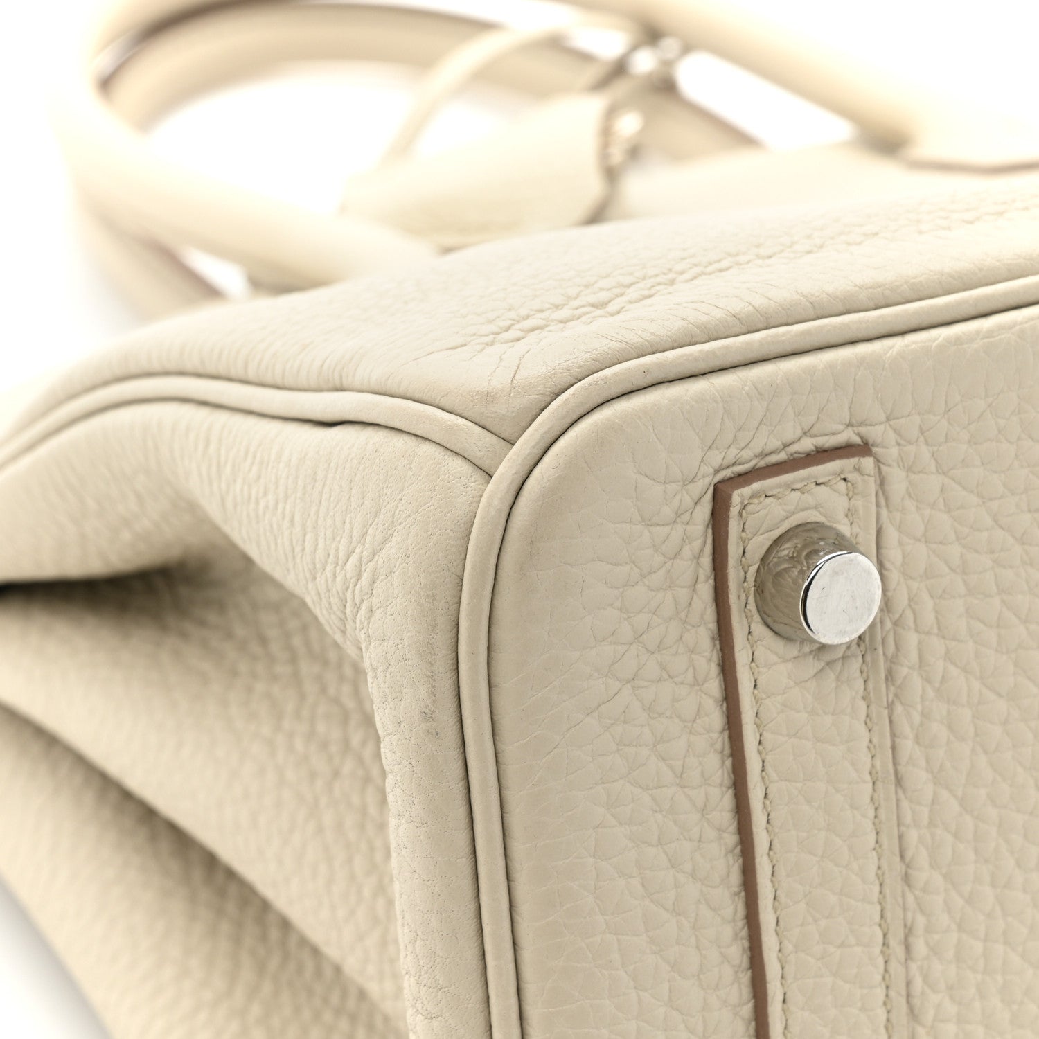 Hermes Taurillon Clemence Birkin 30 Beton 12 of 14