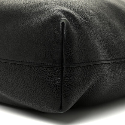 Prada Vitello Daino Tote Black 9 of 24