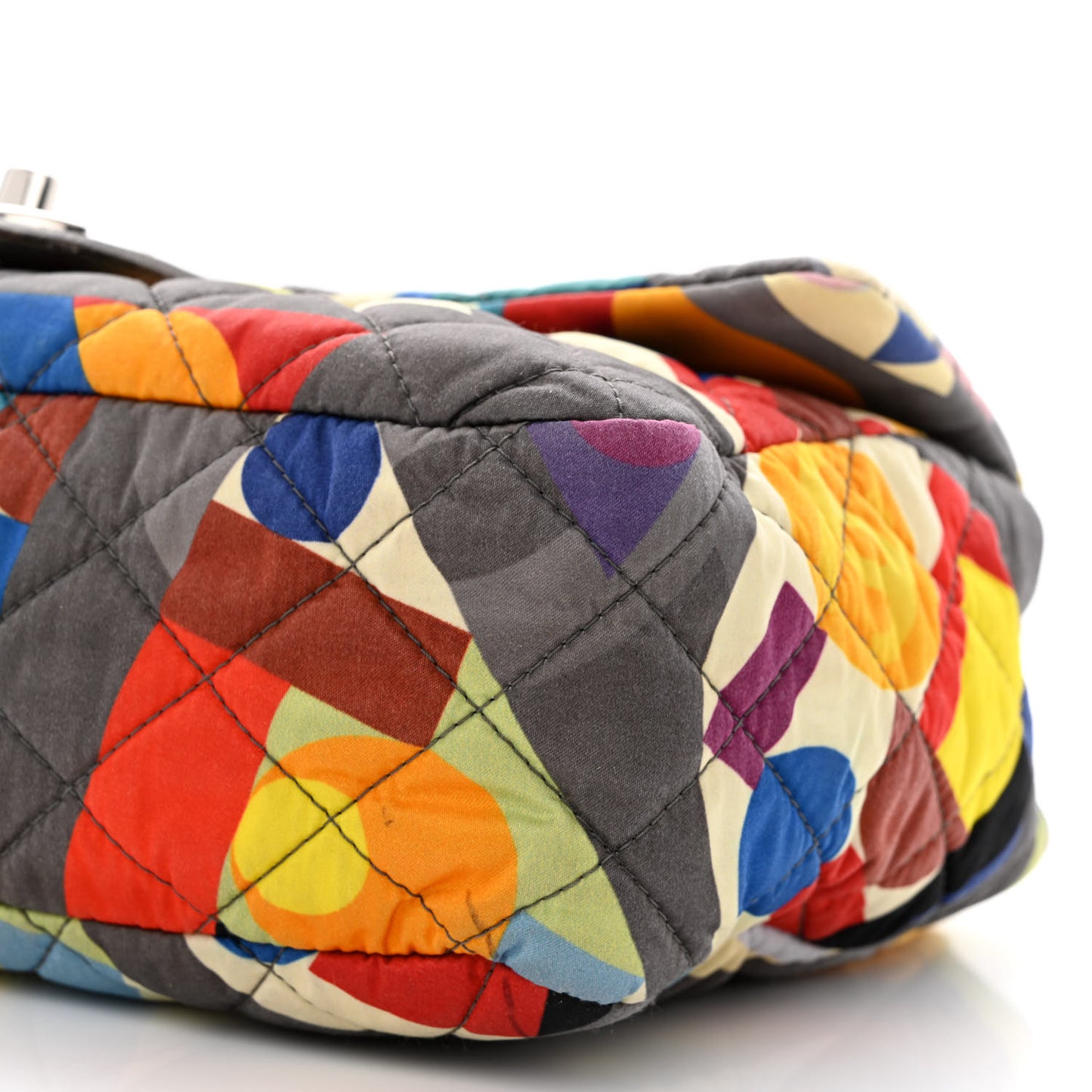Nylon Printed Medium Coco Color Flap Multicolor