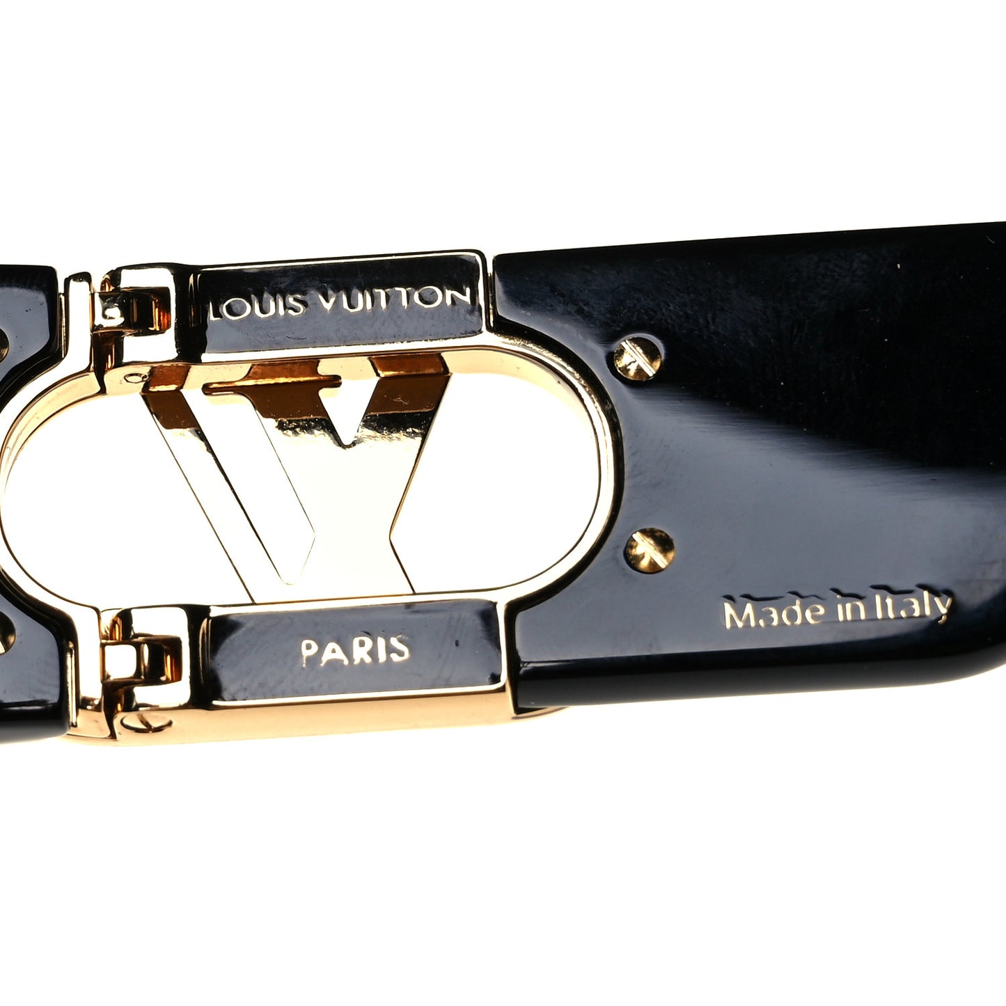 Acetate LV Link Square Sunglasses Z1478E Black