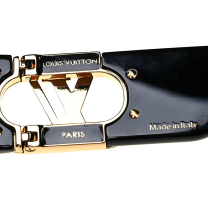 Louis Vuitton Acetate LV Link Square Sunglasses Z1478E Black 6 of 8