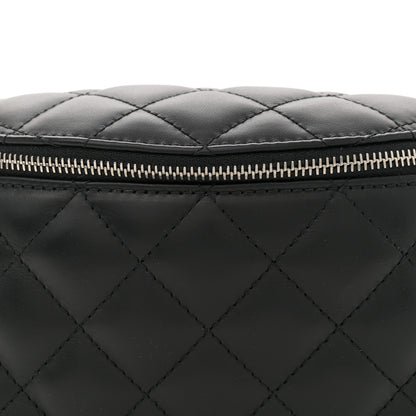 Chanel Lambskin Quilted Waist Belt Bag Black 8 of 10