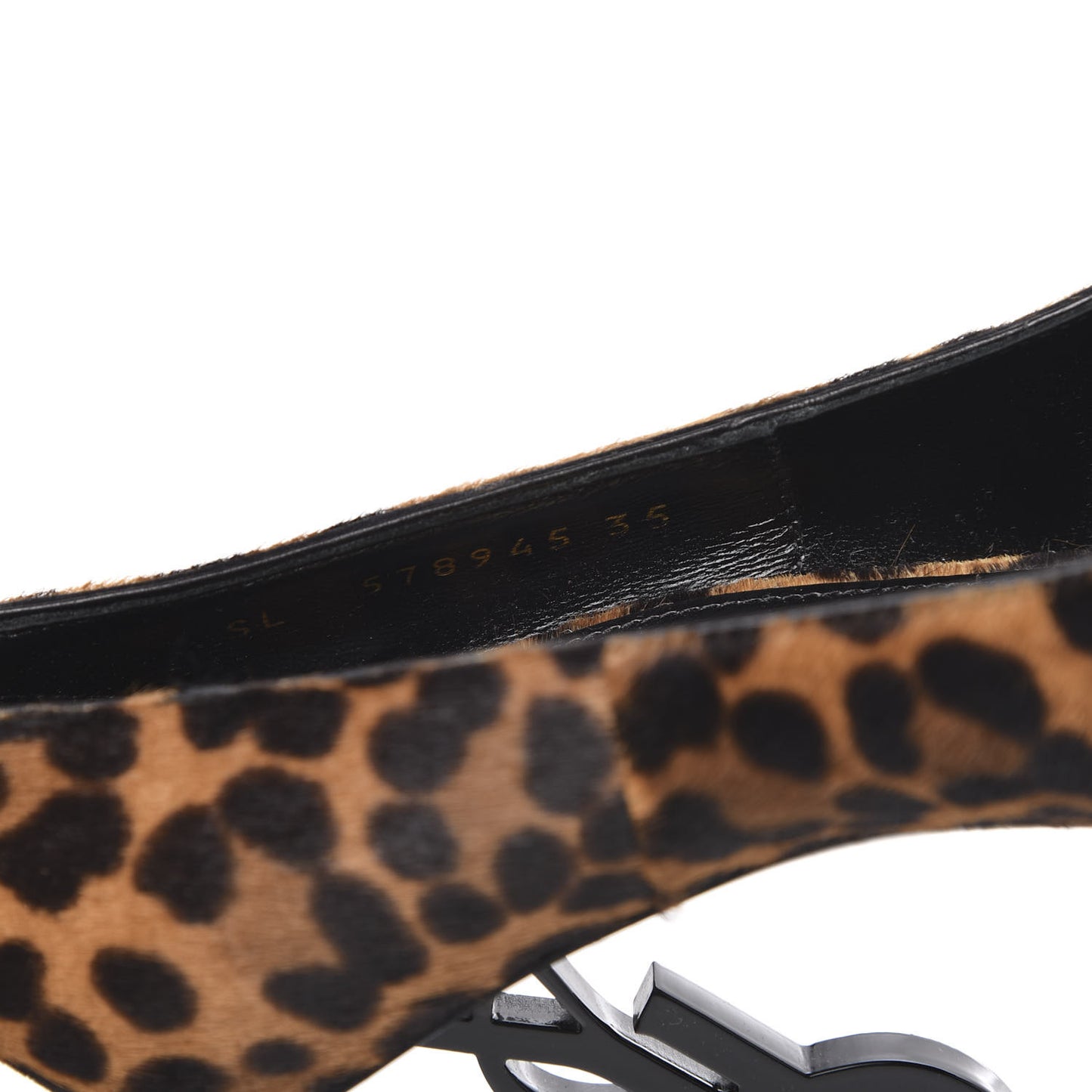 Calf Hair Leopard Print Opyum 110 Pumps 35 Brown
