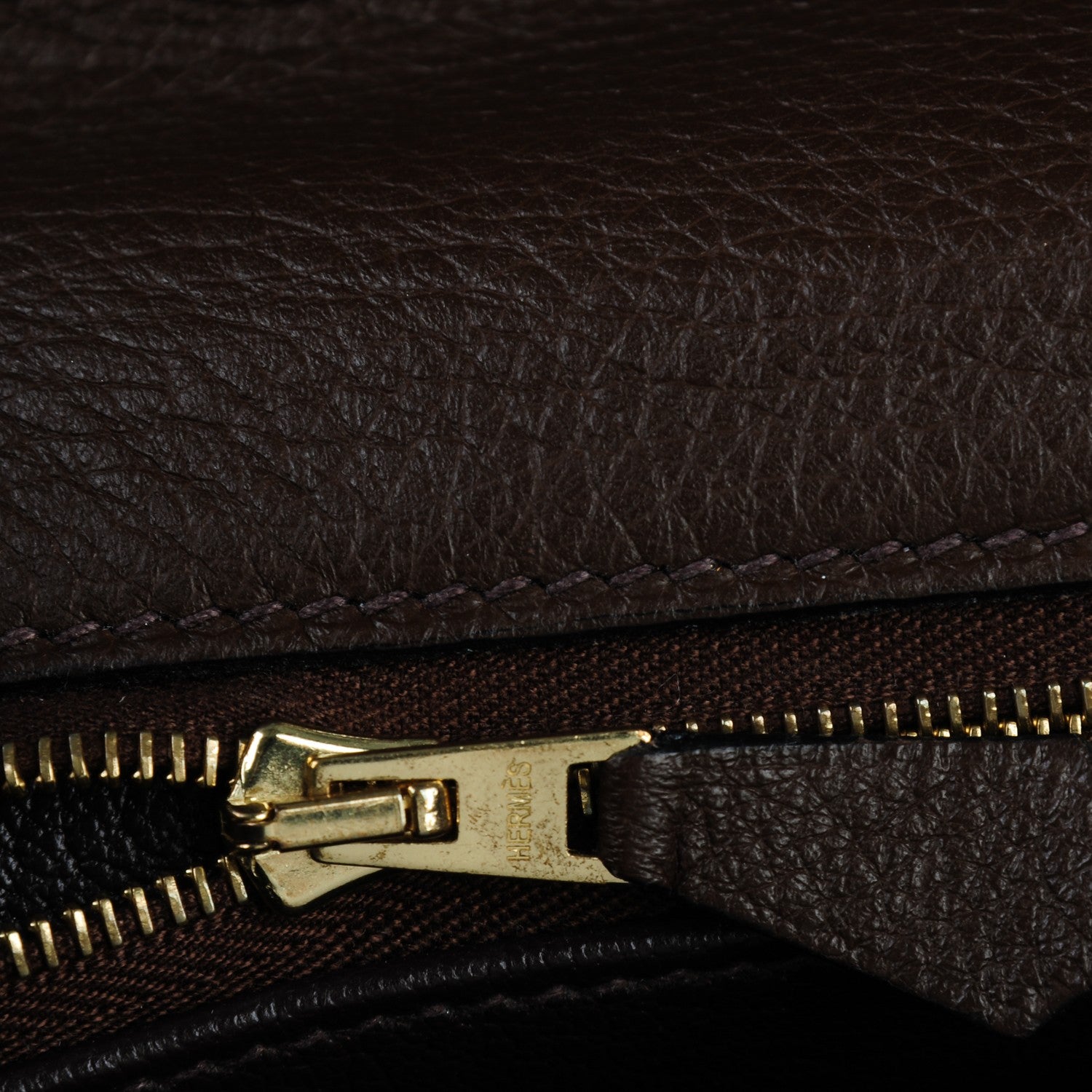 Hermes Taurillon Clemence Kelly Retourne 32 Chocolate 22 of 26