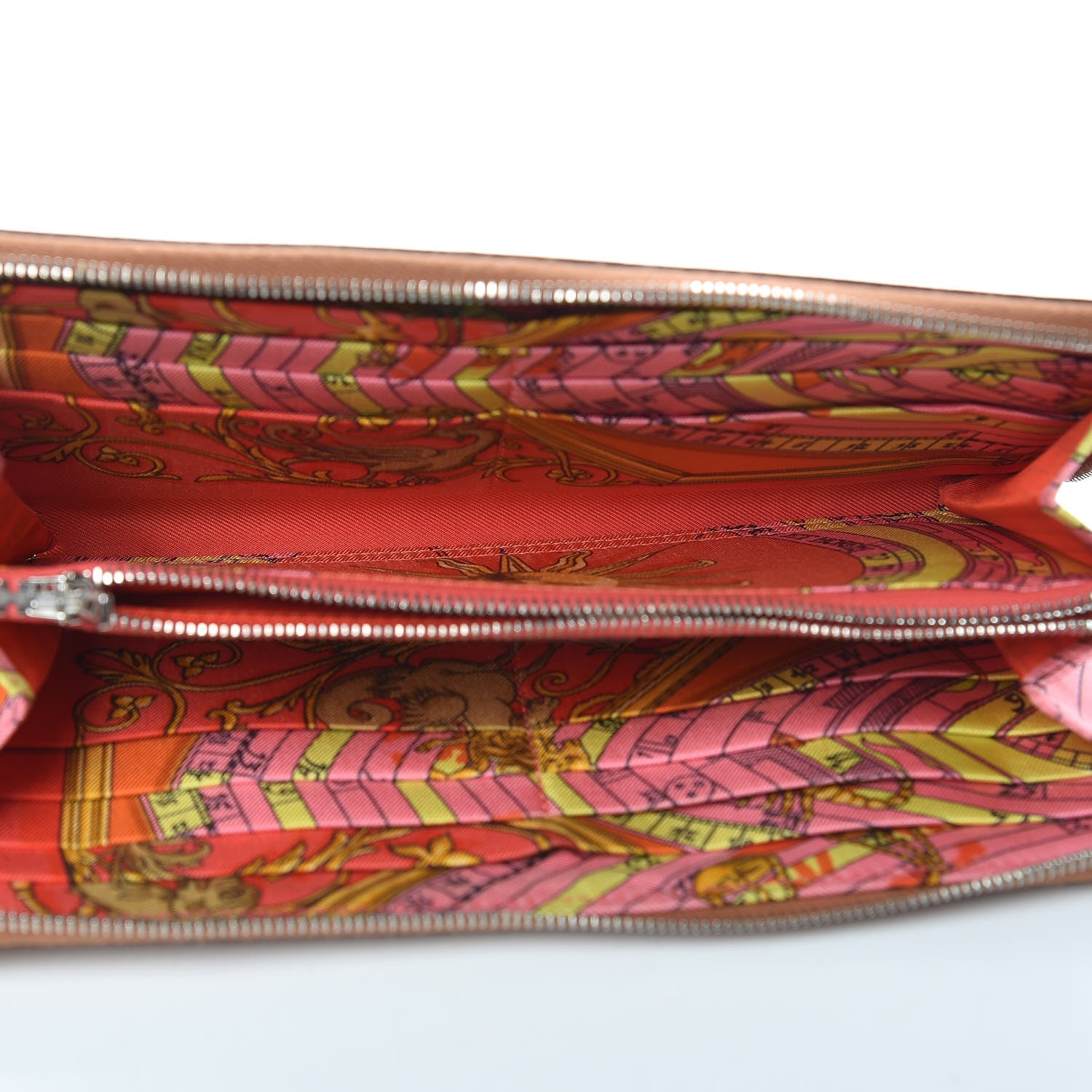 Hermes Epsom Silk'In Wallet Gold 5 of 9