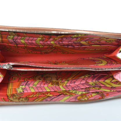 Hermes Epsom Silk'In Wallet Gold 5 of 9