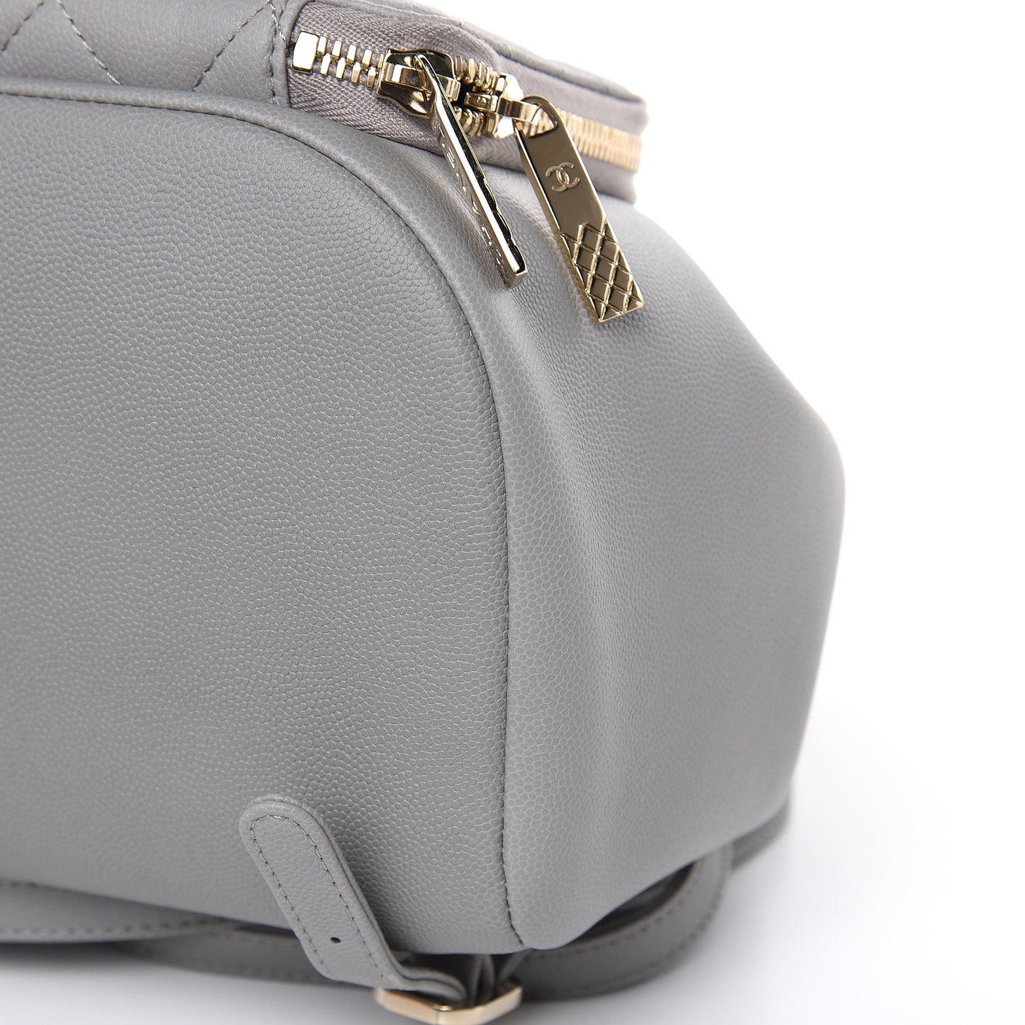 Caviar Quilted Business Affinity Backpack Grey