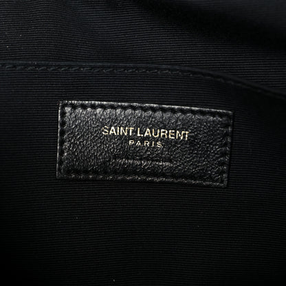 Saint Laurent Calfskin Matelasse Monogram Lou Camera Bag Dark Beige 6 of 10