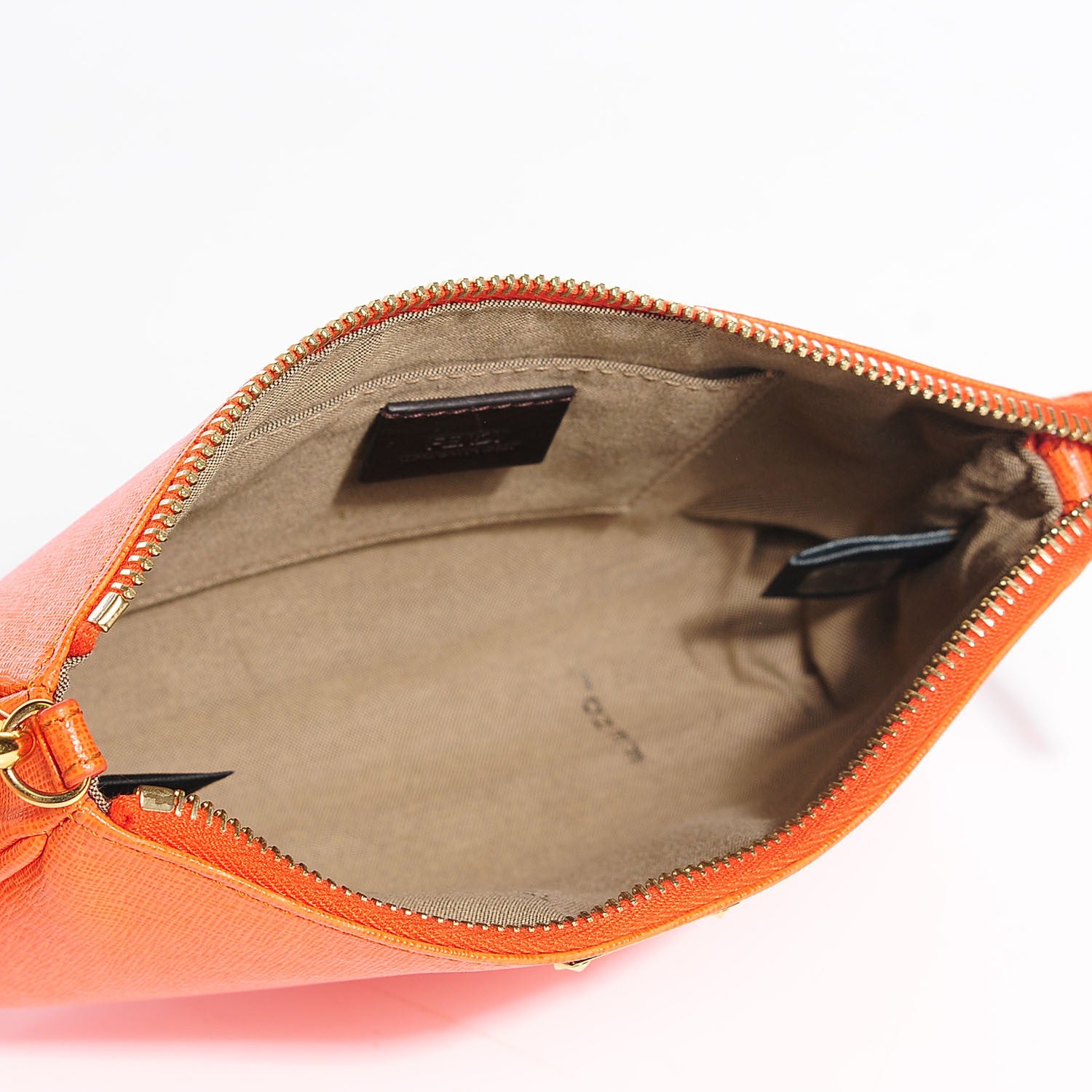 Fendi Vitello Elite Pochette Arancio 5 of 12