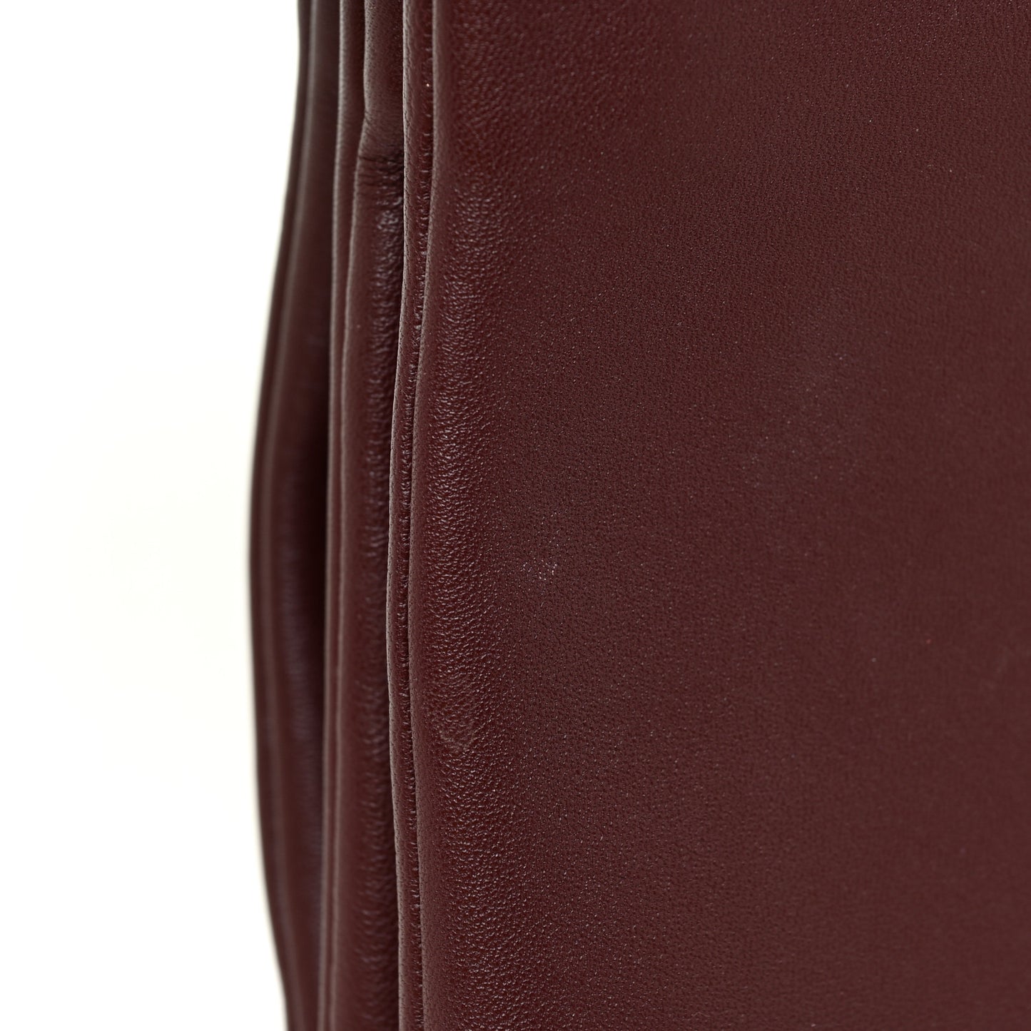 Smooth Lambskin Small Trio Crossbody Bag Burgundy