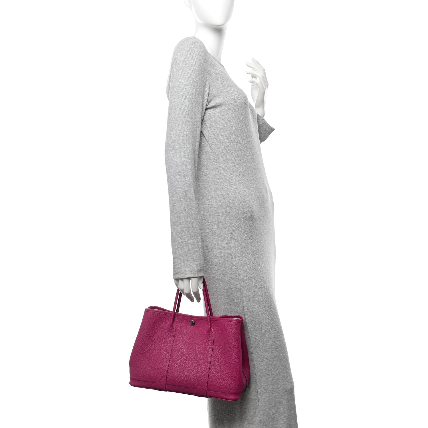 Hermes Vache Country Garden Party 30 TPM Rose Pourpre 2 of 10