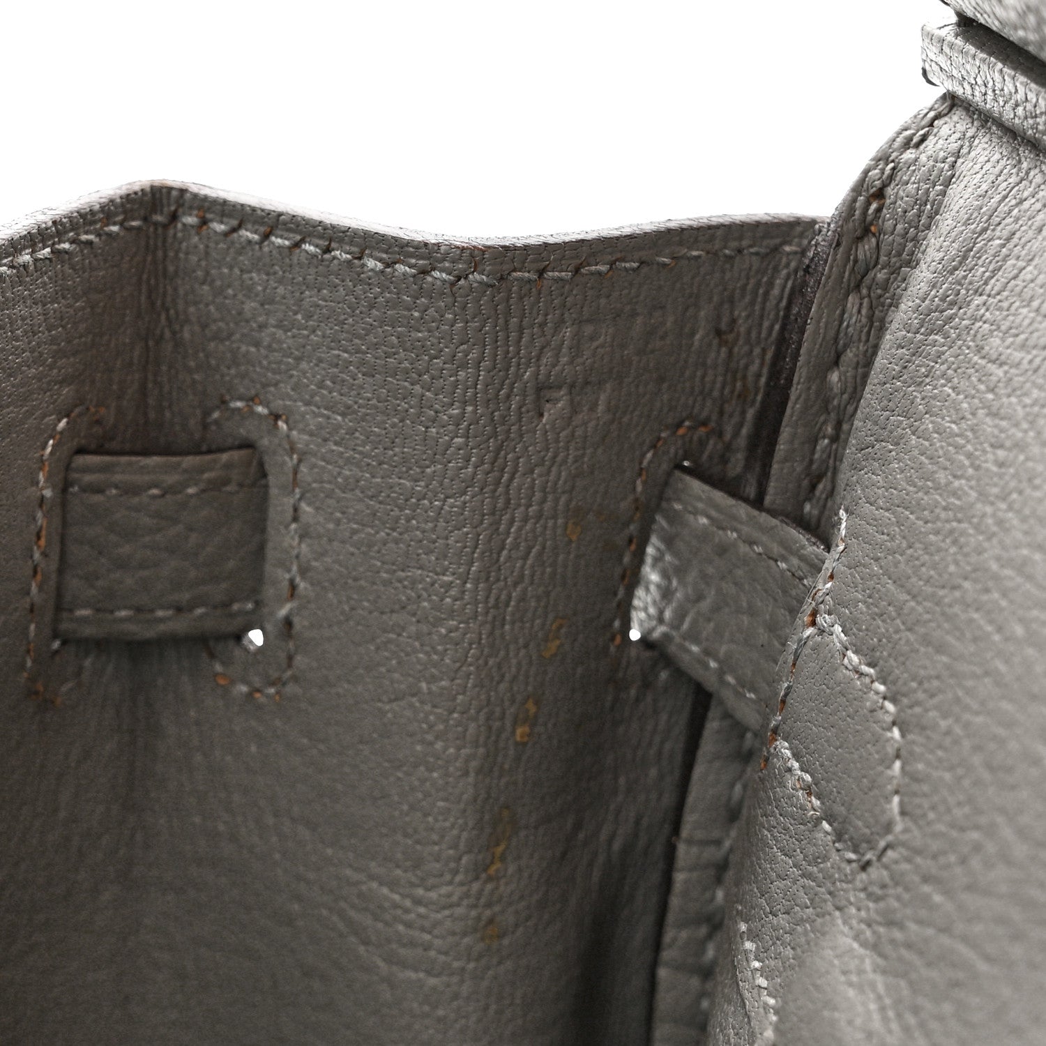 Hermes Togo Birkin 25 Gris Mouette 7 of 10