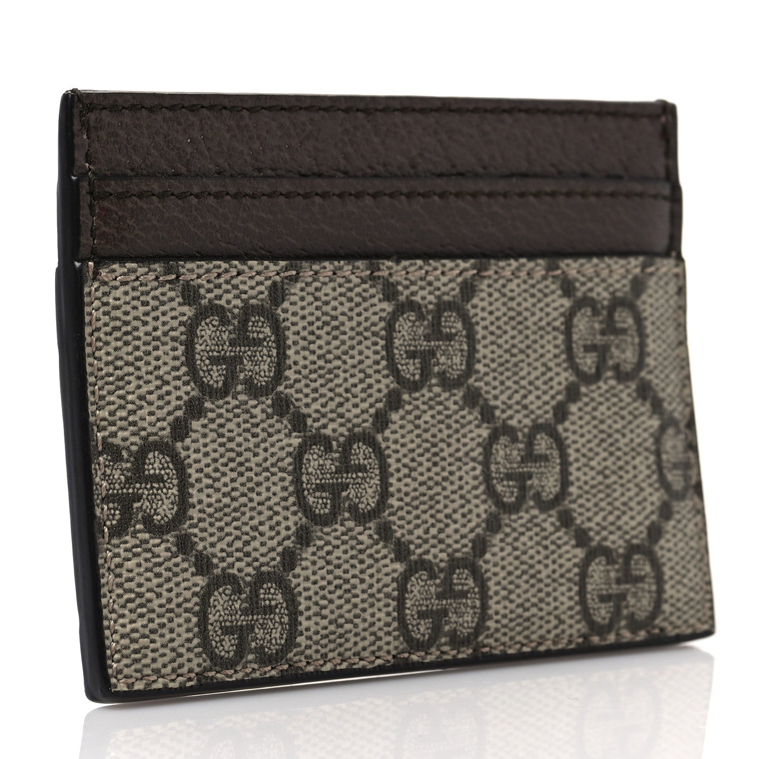 Gucci GG Supreme Monogram Ophidia Card Holder Brown 3 of 7