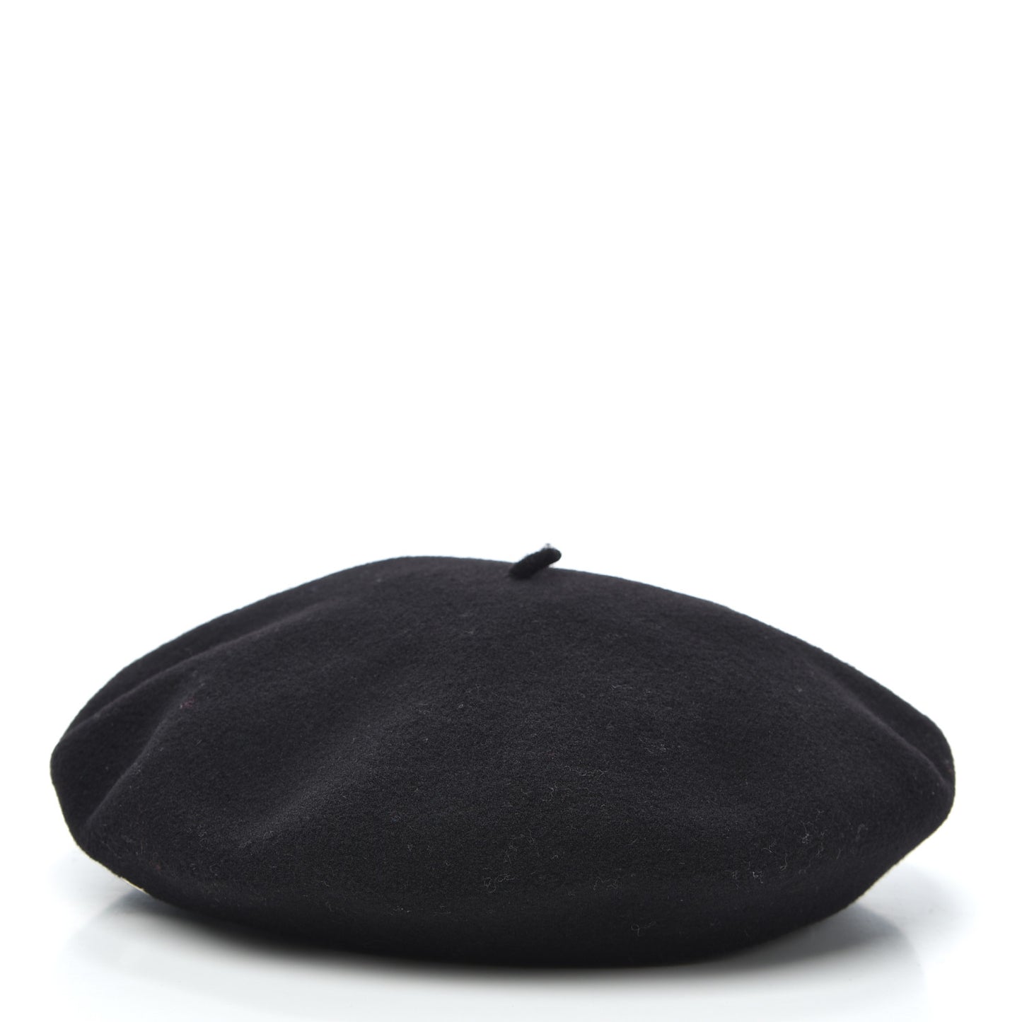 Merino Wool Clou De Sel Bonnie Beret 58 Black