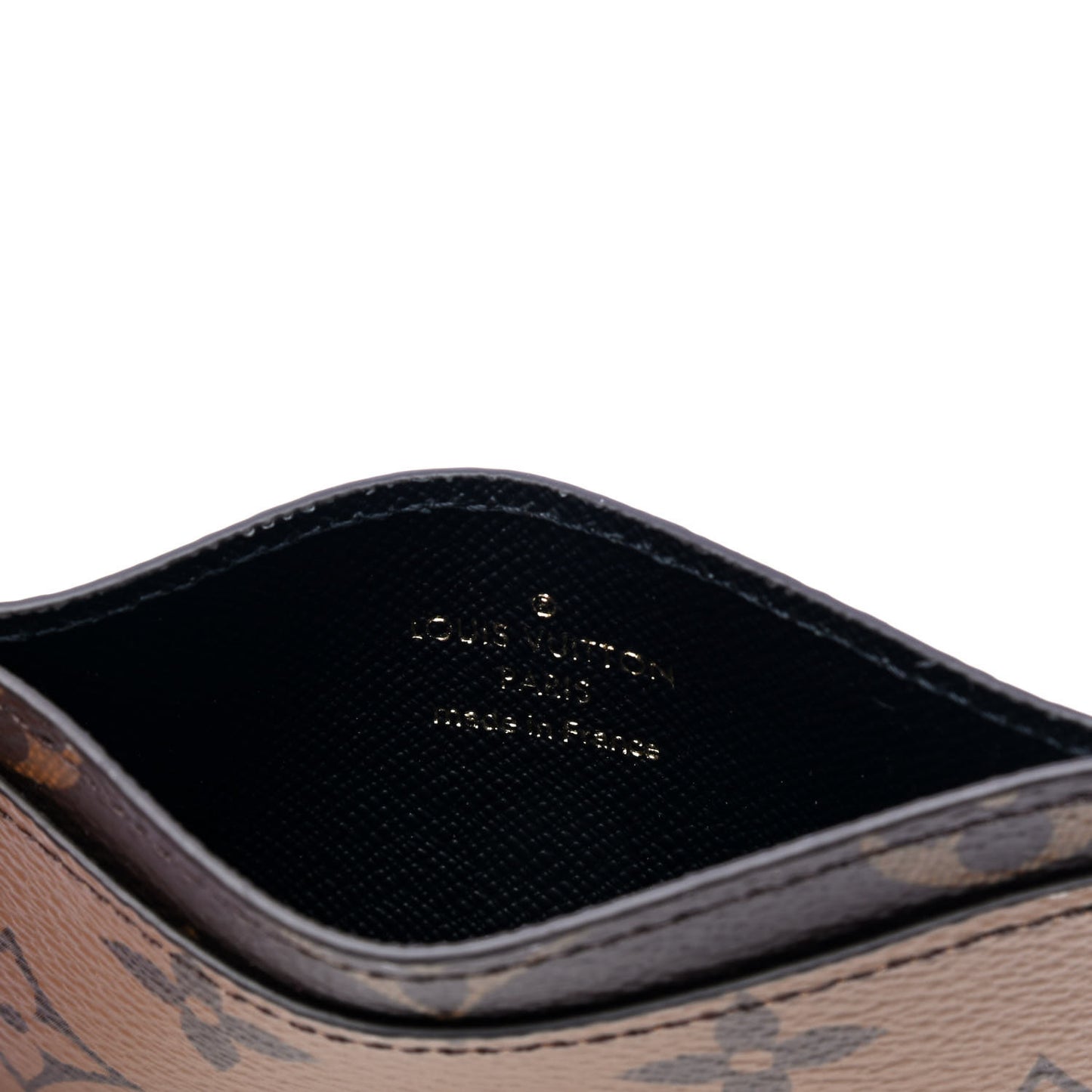 Reverse Monogram Card Holder