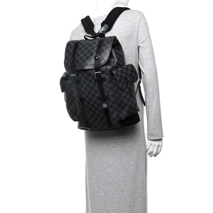 Louis Vuitton Damier Graphite Christopher PM Backpack 2 of 17