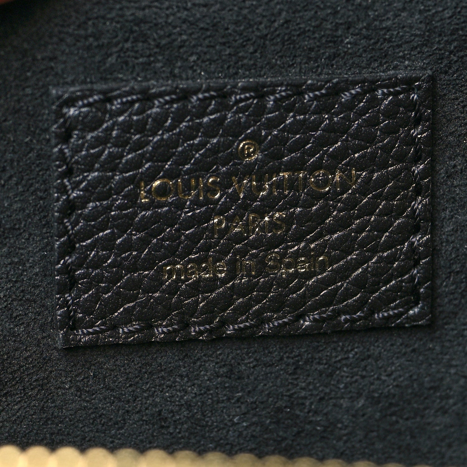 Louis Vuitton Empreinte Monogram Giant Petit Palais Black Beige 6 of 9