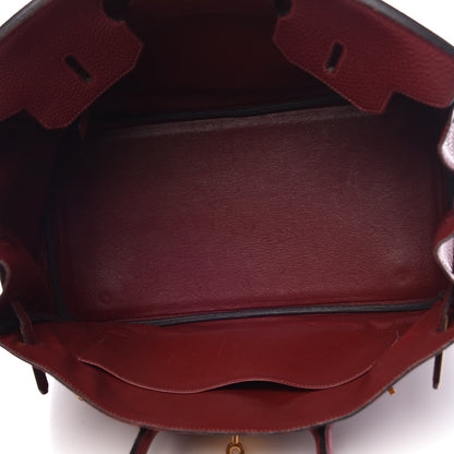 Hermes Fjord Birkin 35 Rouge H 7 of 41