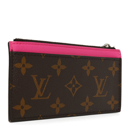 Louis Vuitton Monogram Calfskin Coin Card Holder Rose 3 of 7