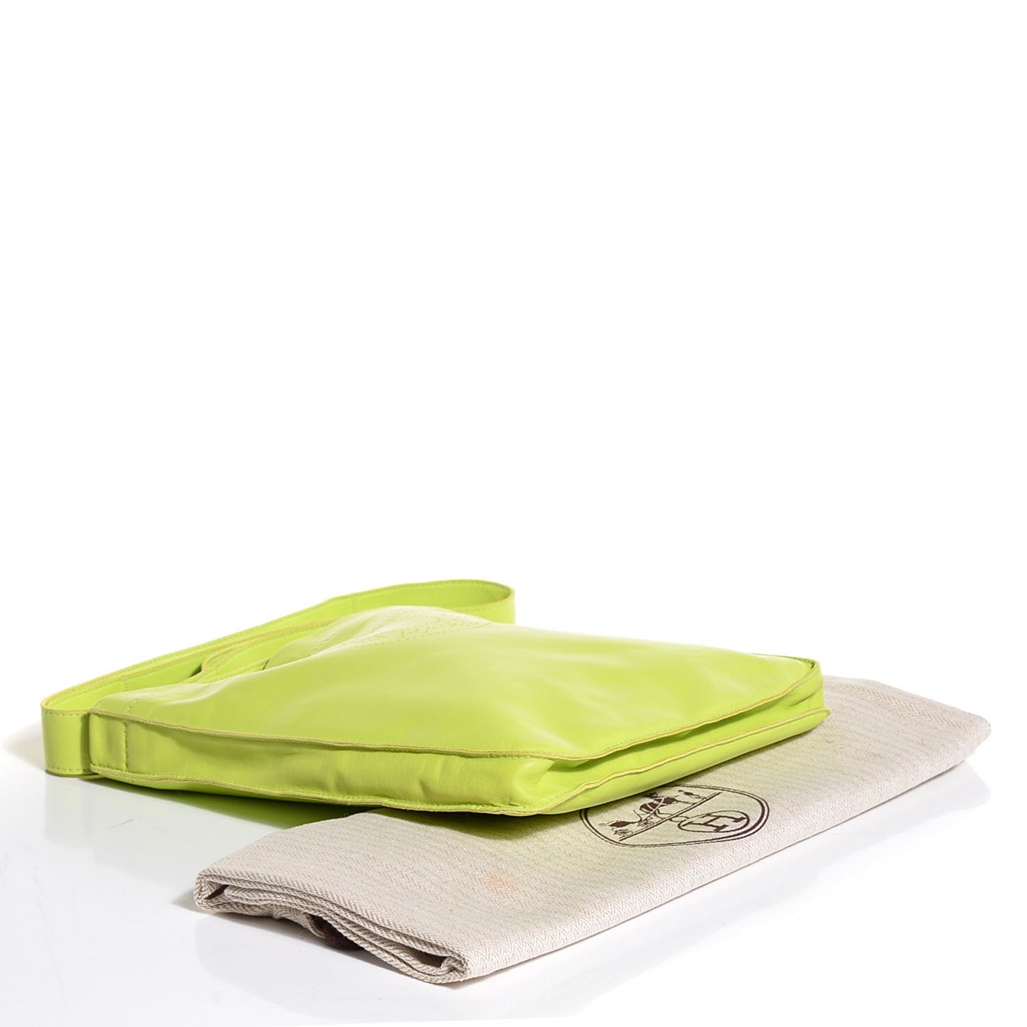 Lambskin Clou De Selle Pouch Kiwi