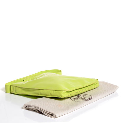 Hermes Lambskin Clou De Selle Pouch Kiwi 4 of 7