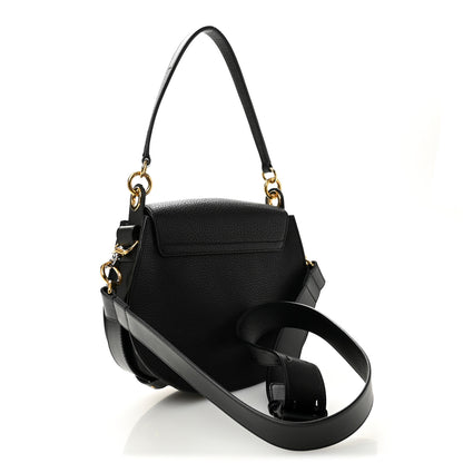 Chloe Grained Calfskin Large Tess Bag Black 3 of 9