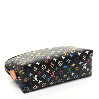 Louis Vuitton Monogram Multicolor Cosmetic Pouch Black Grenade 4 of 6