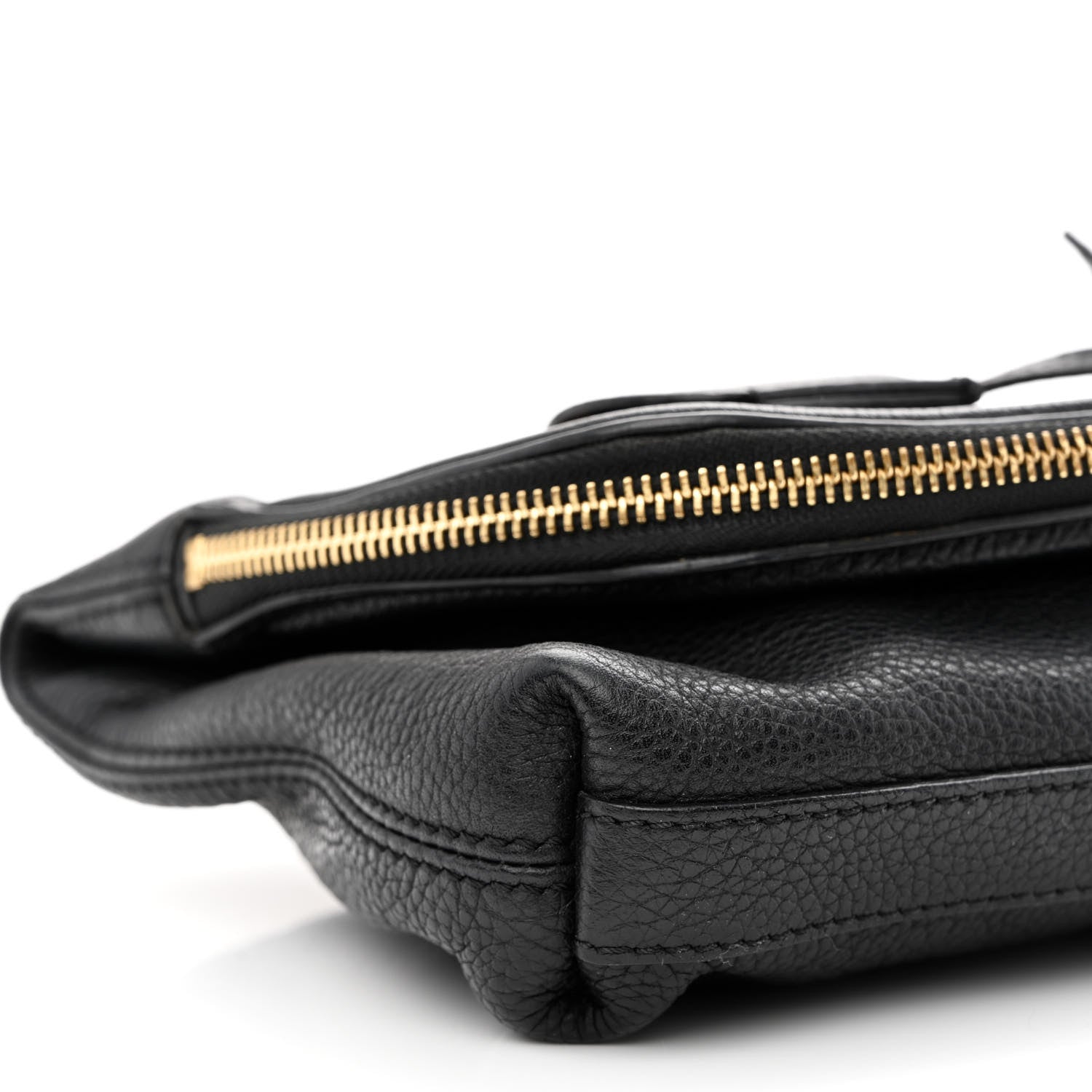 Alexander McQueen Grainy Calfskin Padlock Skull Clutch Black 8 of 11