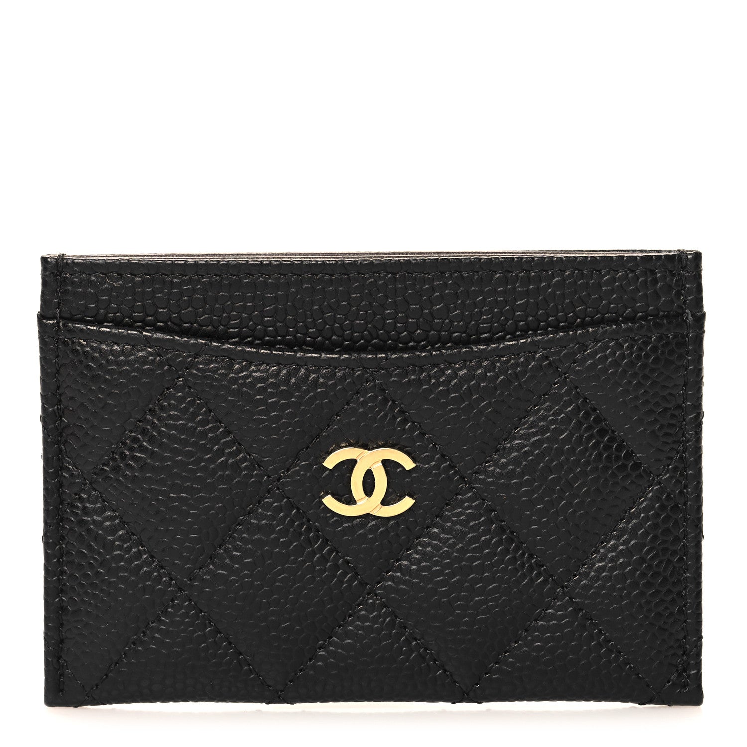 Chanel Caviar Quilted Card Holder Black 1 of 8