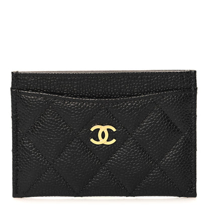 Chanel Caviar Quilted Card Holder Black 1 of 8