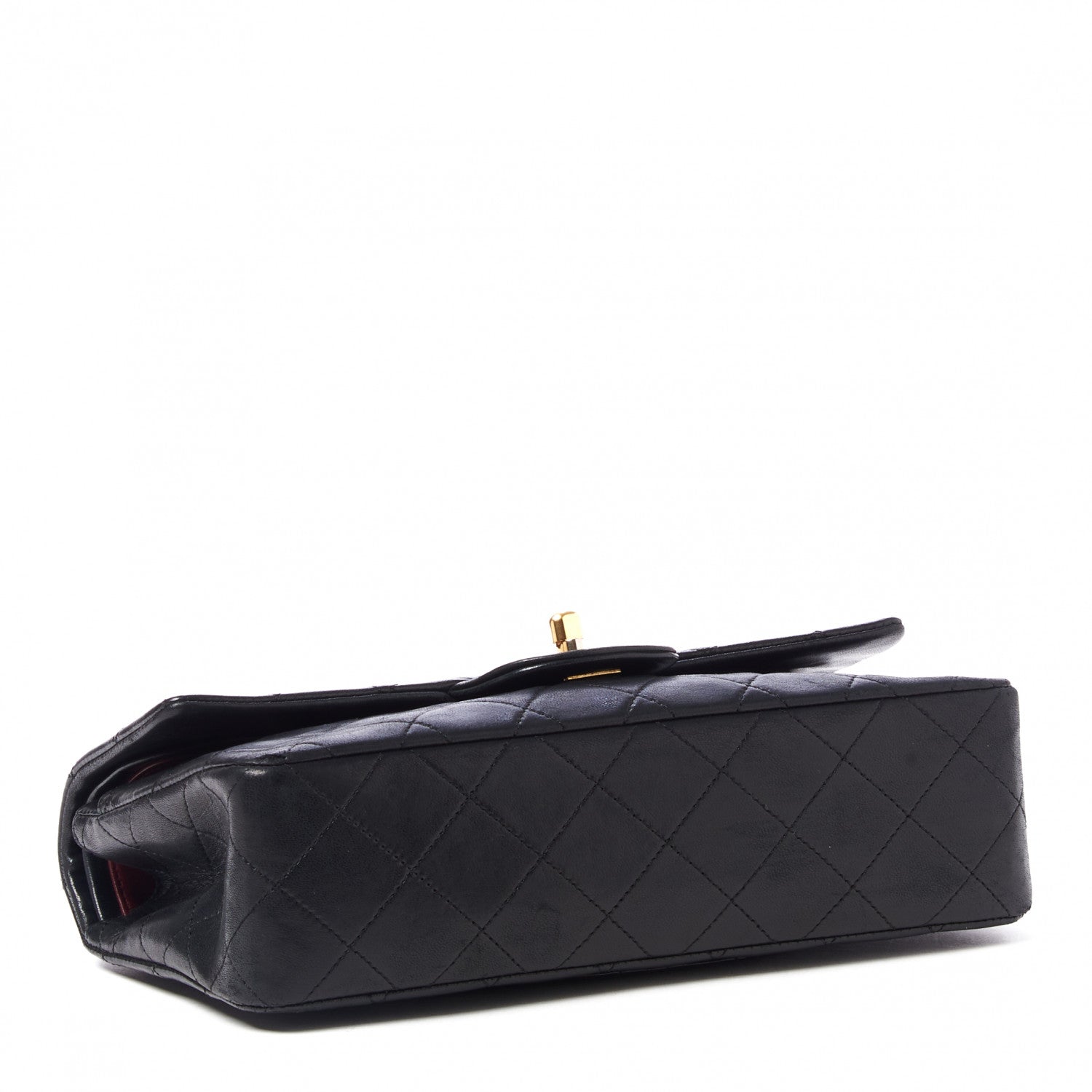 Chanel Lambskin Quilted Small Double Flap Black 4 of 10