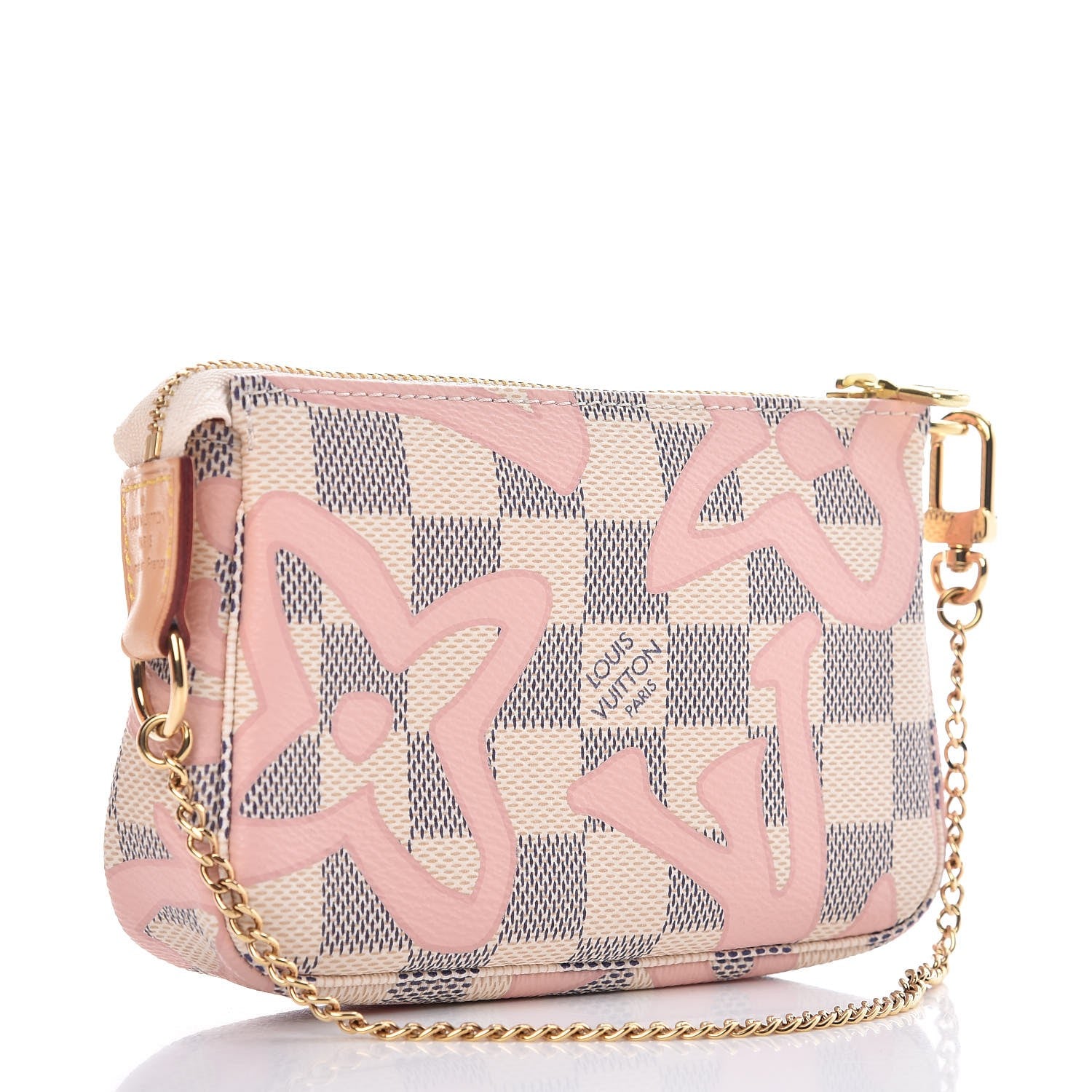 Louis Vuitton Damier Azur Tahitienne Mini Pochette Accessories 4 of 9
