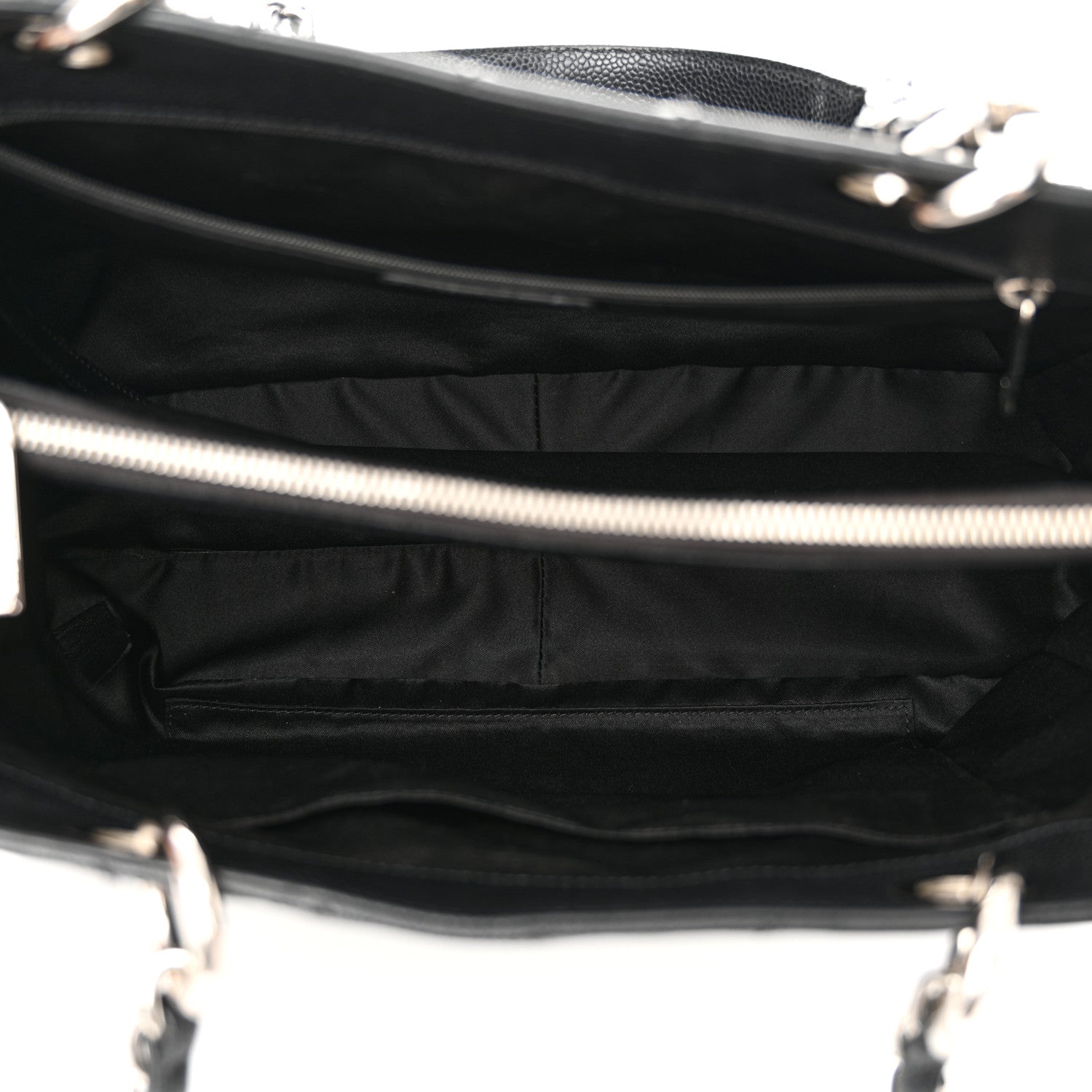 Chanel Caviar Quilted Grand Shopping Tote GST Black 4 of 12
